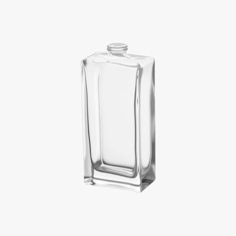 100ml Clear Rectangular Glass Perfume Bottle