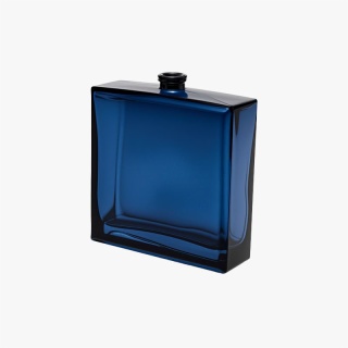 100ml Blue Cobalt Square Glass Perfume Bottle