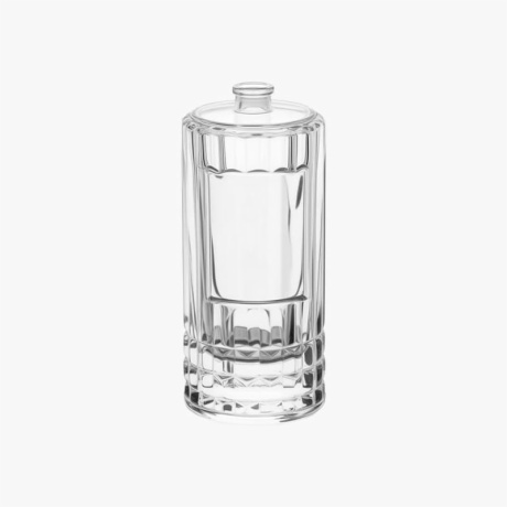 100ml Round Vertical Stripe Shape Glass Perfume Bottle