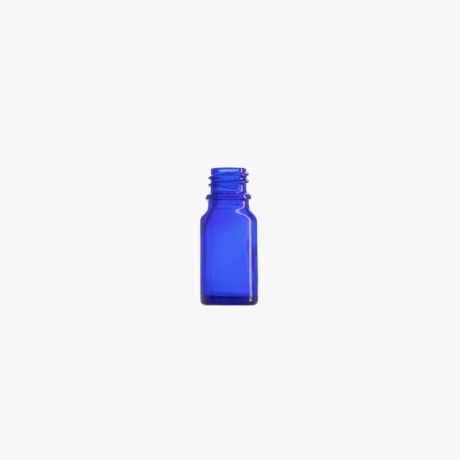 10ml Blue Euro Round Glass Bottle