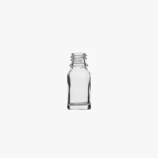 10ml Clear Euro Round Glass Bottle