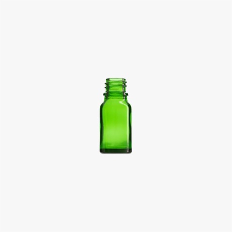 10mL Glass Green Euro Round Glass Bottle