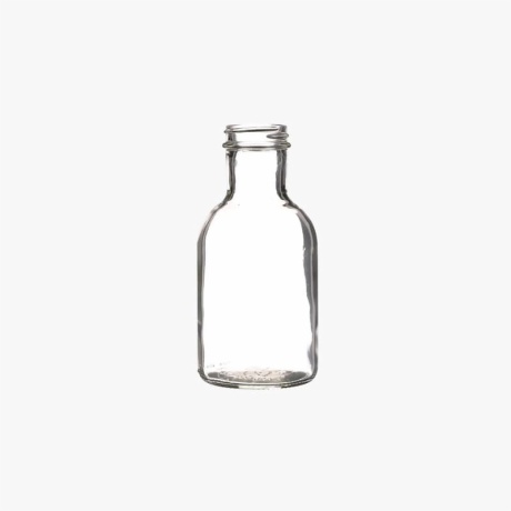 10oz Clear Glass Stout Decanter Bottle