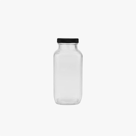 12 oz glass juice bottles