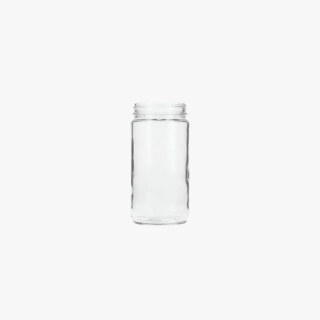 12oz (360ml) Flint (Clear) Paragon Round Glass Jar