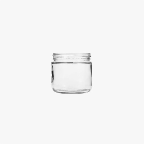 12oz (360ml) Flint (Clear) Salsa Round Glass Jar