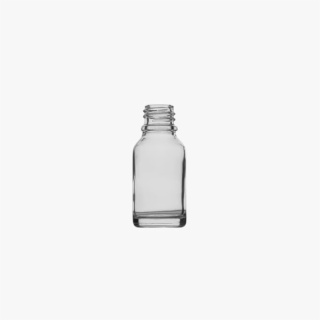 15ml Clear Euro Round Glass Bottle
