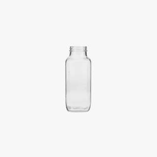 16oz (480ml) Flint Glass French Square Bottle
