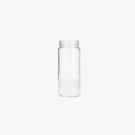 16oz (480ml) Flint Glass Paragon Jar Round