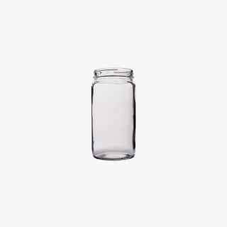 16oz (480ml) Flint Glass Sample Round Jar