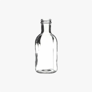 16oz Clear Glass Bottle