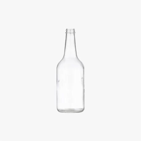 20oz Clear Glass Long Neck Woozy Bottle