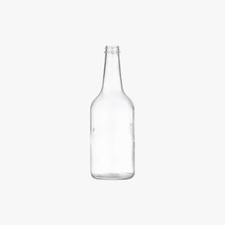 20oz Clear Glass Long Neck Woozy Bottle