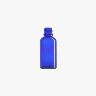 30ml Blue Euro Round Glass Bottle