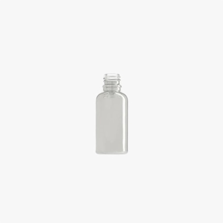 30ml Chrome Euro Round Glass Bottle