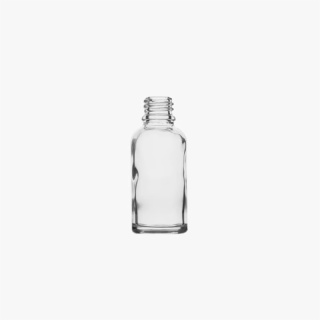 30ml Clear Euro Round Glass Bottle