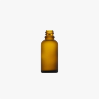 30ml Frosted Amber Euro Round Glass Bottle