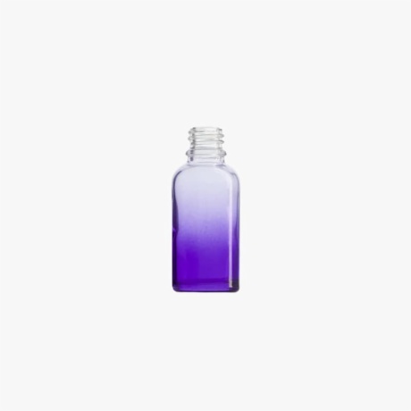 30ml Gradient Purple Euro Round Glass Bottle