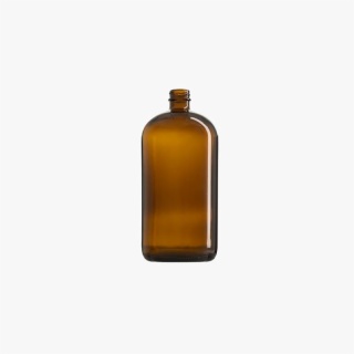 32oz (1000mL) Amber Boston Round Glass Bottle