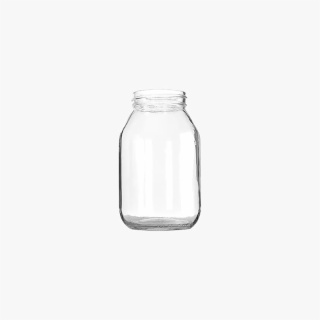 32oz (960ml) Flint Glass Mayo Round Jar