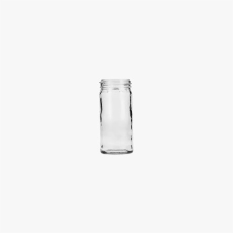 4oz (120ml) Flint (Clear) Paragon Round Glass Jar