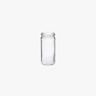 4oz Clear Glass Spice Jars