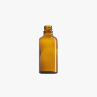 50ml Amber Euro Round Glass Bottle