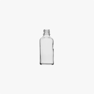 50ml Clear Euro Round Glass Bottle