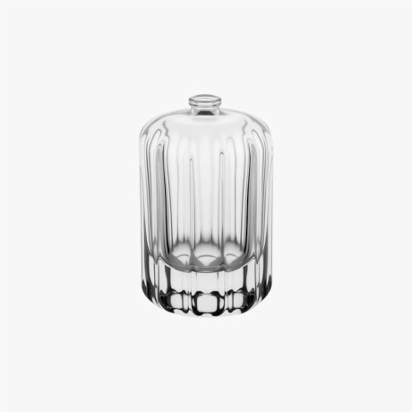 50ml Vertical Stripe Design Glass Perfume Bottle