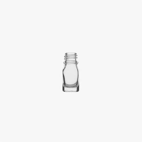 5ml Clear Euro Round Glass Bottle