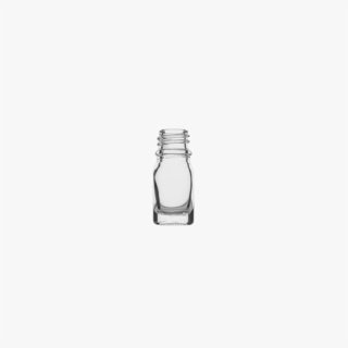 5ml Clear Euro Round Glass Bottle