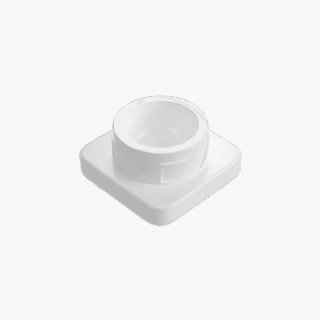 5ml Square Solid White Glass Child Resistant Concentrate Jar
