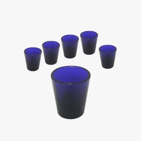 1.5oz Cobalt Blue Shot Glasses