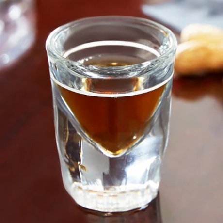 1.5oz Fluted Shot Glass with .875oz Pour Line