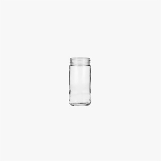 6oz (180ml) Flint (Clear) Paragon Round Glass Jar
