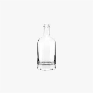 750ml Flint Glass Bottle Screw Neck Round