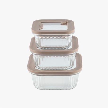 Airtight Lid Food Storage Glass Container