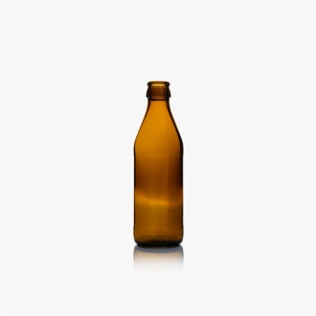 amber beer pint bottle