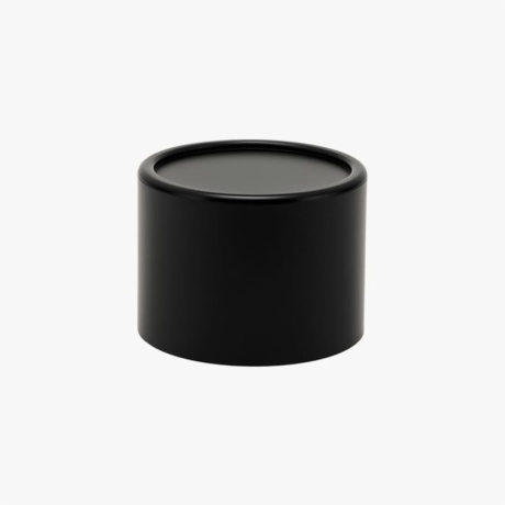 Black Cylindrical Perfume Bottle Cap