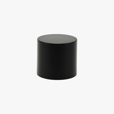 Black Cylindrical Perfume Bottle Lid