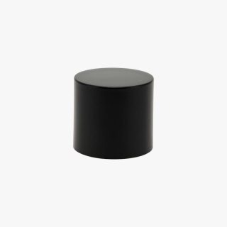Black Cylindrical Perfume Bottle Lid