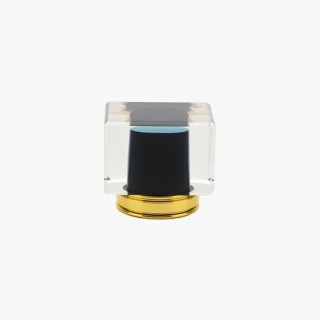 Black Square Perfume Bottle Cap