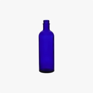 Empty Blue Glass Beer Bottles for Homebrewers