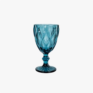 250ml Versatile Blue Goblets for a Variety of Drinks