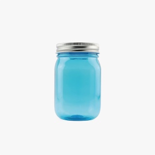 Blue Mason Jar