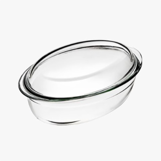 Borosilicate Glass Oval Casserole
