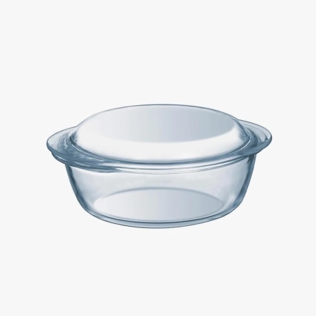 clear baking dish