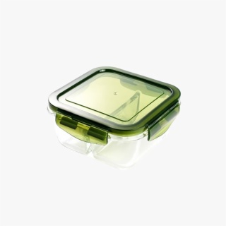 Compartment Heatable Lunch Storage Glass Box