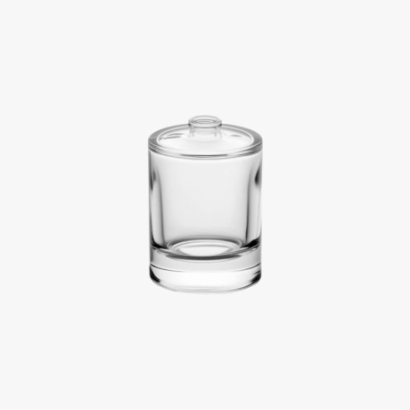 Cylindrical Empty 50ml Glass Perfume Bottles