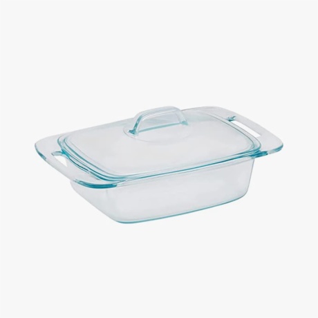 glass baking dish with lid